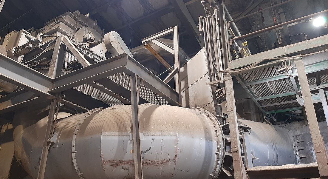 Planta de producción de fertilizantes