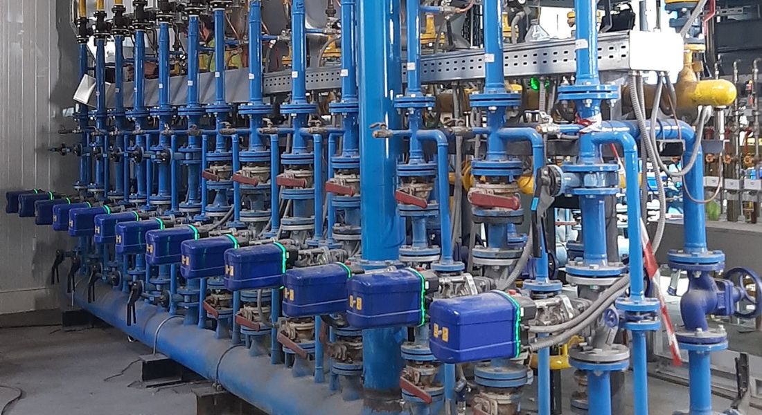 Conjunto de cinco equipos térmicos